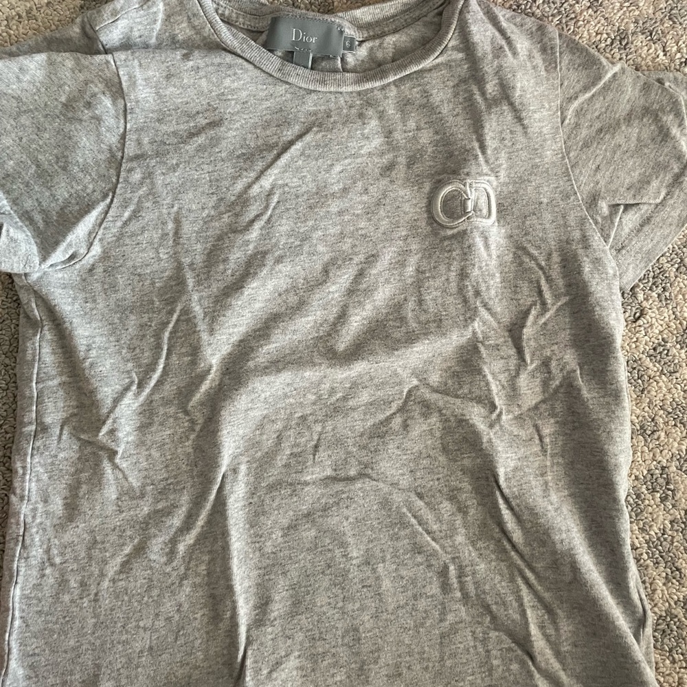 Dior Kids Gray T-Shirt